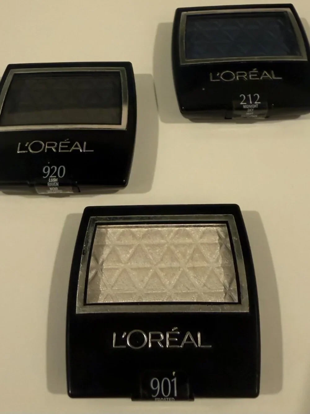 Loreal Brand New Eye Shadow Wear Infinite Studio Secrets 901/920/212 set